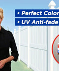All In One Vinyl Fence Post Repair Kit For A Quick, No Fuss Fix Of Holes And Cracks, UV And Impact Resistant, No Painting Needed