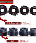 RC Pinion Gear Set 5mm Shaft Bore 48P Pitch Includes 27T 28T 29T 30T For Electric RC Cars And Trucks Upgrade Your Speed Safely