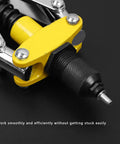 Dope Alloy Steel Double Handle Hand Rivet Nut Tool Kit For Auto Moto And Home Fixes, yellow steel rivnut installer close-up