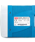 Heavy Duty 12 Volt Din Rail Power Supply 20 Watt Single Output Snap On Mount For Industrial Automation And Control Panels UL Certified, blue casing.