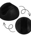 12 Piece Set Hairpin Table Leg Caps Rubber Feet For Furniture Easy Clip On Install Wear Resistant PVC Hemispherical Floor Protectors