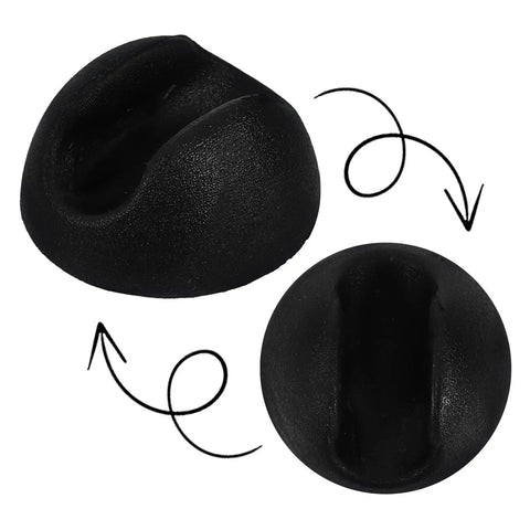 12 Piece Set Hairpin Table Leg Caps Rubber Feet For Furniture Easy Clip On Install Wear Resistant PVC Hemispherical Floor Protectors