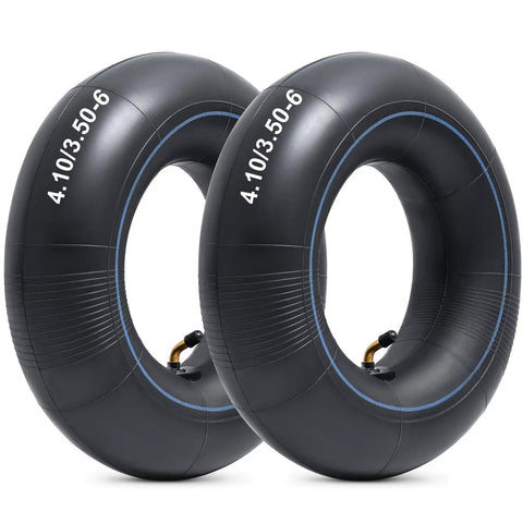 Heavy Duty Inner Tube Beefy Thick 4.10/4.00/3.50-6 With TR87 Bent Valve Stem For 13x4.00-6 Wheelbarrows Snow Blowers Wagons