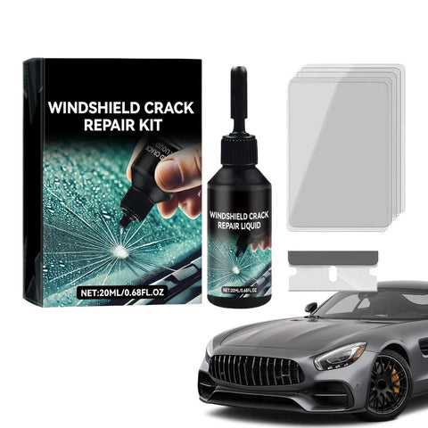 Easy Peasy Windshield Repair Kit Quick Fix With Transparent Resin For Chips And Cracks Pro Grade Glass Repair Liquid For Home Roadside Shop And Auto Mechanics That Leaves No Trace And Restores Clarity Fast