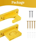 Tilting Vertical Wall Mount For Katana And Swords Bamboo Display Rack package with mounting screws