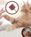Dog Nail Grinder Replacement Kit 26 Pack With Sanding Drums And 80 Grit And 120 Grit Bands For Pet Nail Smoothing Shank Rotary Tool Kit For Home Grooming And Claw Care, shown in use with a cat's paw being groomed.