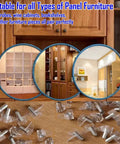 Durable Clear Plastic Shelf Pegs For Furniture Upgrades With A Quick Fix And Zero Drama 50 Piece Set Of 5 Mm Cabinet Support Pins, displayed on various furniture.