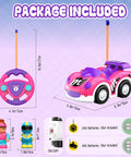Toddler Friendly Remote Control Car For Girls Aged 2 To 4 Simple Two Button RC Vehicle With Lights And Music Kiddo Approved