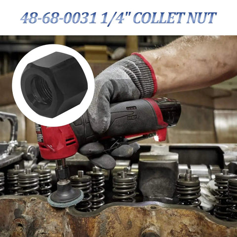 Quarter Inch Collet Nut Replacement for 2485-20 2486-20 2784-20 5192 5194 5196 Die Grinders and 2723-20 Compact Router in use