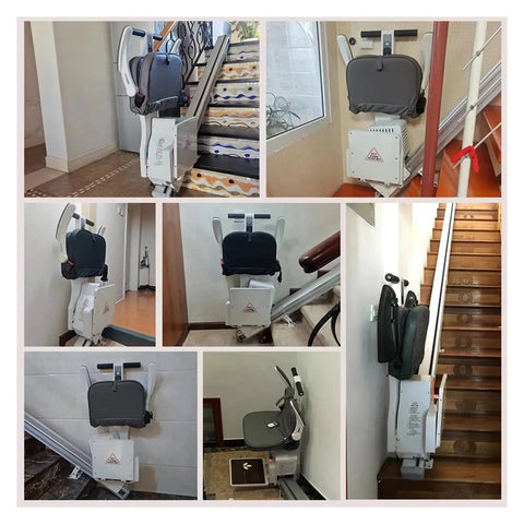 Climb Stairs Without The Hassle Using This Heavy Duty Seat Elevator Chair Lift For Home And Villa Standing Model Built Like A Tank With Overload Protection And Solid Steel Construction For Seniors