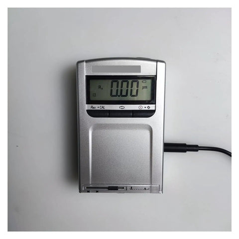 Heavy Duty Digital Gauge, pocket sized surface roughness tester displaying instant readings for quality control.