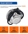 Front view of Pair Of Rear Wheel Hub And Bearing Assemblies Direct Fit For 2012-2016 Chrysler Town And Country