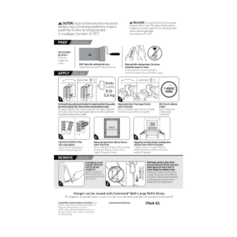 Instructions for Slap On Universal Picture Frame Hangers Deliver Dead Easy Damage Free Wall Mounting, showing application steps.