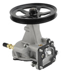 Enocos 904-861 vacuum pump with black multi-groove pulley and gray aluminum housing