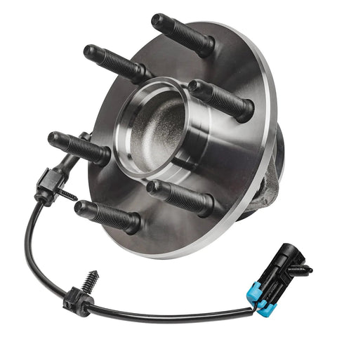 RWD Front Wheel Bearing Hub Assembly With ABS For 99-06 Chevy Silverado Sierra 1500, shown with ABS sensor wire