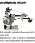 Kickass Pro Series Bench Belt Sander And Knife Grinder With Variable Speed Control and Dual Wheel showcasing all steel design and 1500W motor.