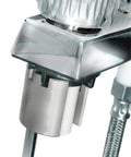 Basin Buddy Faucet Nut Wrench grips metal lock nut under sink for easy tightening in tight spaces; universal tool shown in use.