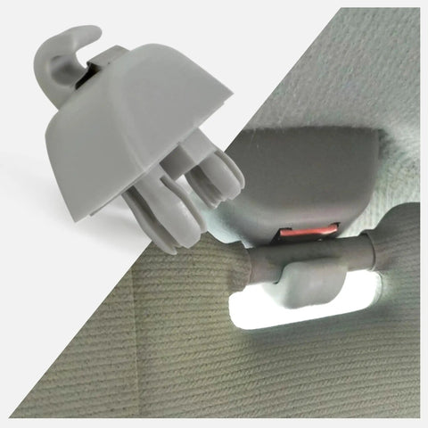 Sun Visor Clip Bracket Replacement For Audi A6 A7 A8 S6 S7 S8 And VW Passat 2012 2015, installed and uninstalled views