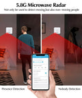 WiFi Human Presence Sensor 2 Pack With Millimeter-Wave Radar No Hub Needed 24/7 Smart Motion Alerts for home detection demo