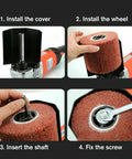 Assembly guide for Beast 1400W Burnishing And Polishing Tool With Dual Handheld Handles 3000 RPM High Speed Sander steps.