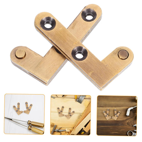 Heavy Duty Brass Pivot Hinge For Wood Doors With Silent Operation And Hidden Bookcase Door Hardware For Invisible Cabinet Hinges In Home And Office 2 Pack Galpada