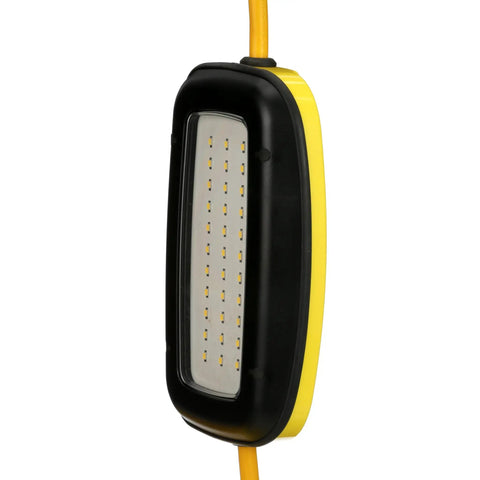 Outdoor 50 Ft LED String Light With 5 Lights, Weatherproof IP65 Plastic Construction, close-up of a single LED unit
