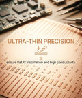 PCB Trace Repair Kit With 208 Red Copper Solder Pads for mobile phone circuits featuring ultra-thin precision design.