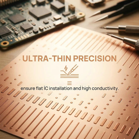PCB Trace Repair Kit With 208 Red Copper Solder Pads for mobile phone circuits featuring ultra-thin precision design.