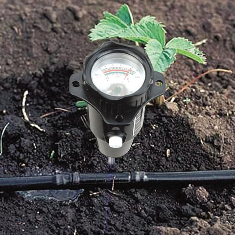 Long Probe Deep Soil Moisture Meter 2 In 1 Tester Hygrometer for indoor outdoor gardening and farming near plant in soil