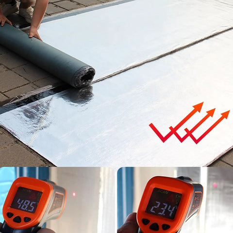 Heavy Duty Self Adhesive Roofing Tape For Fixing Shingles And Rv Leaks Pro Grade Waterproof Bitumen Underlayment Roll unrolling