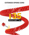 Beefy Heavy Duty 6 To 24V Automotive Circuit Tester With Replacement Indicator Light And Extra Spring Bulb For 6V 12V And 24V DC Circuits In Cars Trucks And More, 135-inch spring cord