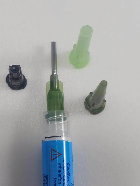 Tef-Gel TG-.25 3cc Anti-Corrosion And Anti-Seize Pro-Grade Marine Lubricant with application tips and accessories.