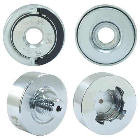 XLOCK M14 Thread Adapter Kit With Grinder Quick Change Nut For 22.23mm Arbor Saw Blades Stainless Steel Components