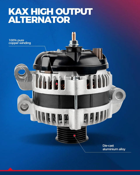 Automotive Alternator Replacement 12V 160A CW S6 11240N die-cast aluminum and copper winding