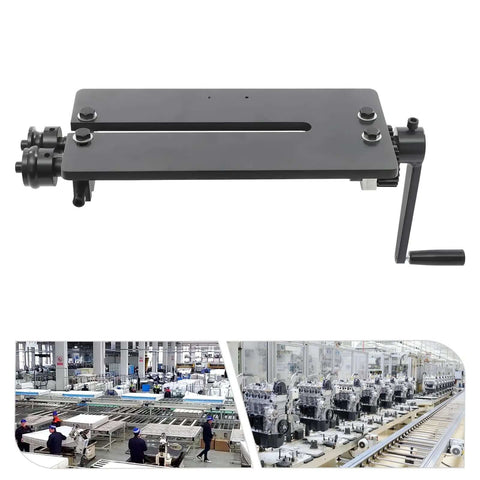 Bead Roller For Sheet Metal With 12 Inch Capacity Hand Crank Beading Tool 6 Dies Pro Grade Metal Fabrication Gear