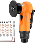Mini Pneumatic Chamfer Tool Set With Twenty Blades, Ten C Angles And Ten R Angles, 0.1 to 0.5 mm Chamfers, 45 Degree, 30000 RPM
