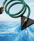 Portable 12V Water Transfer Pump 330 GPH Self Priming Electric Sump Pump With Suction Hose Attachment Workhorse in use