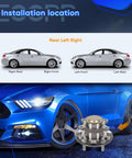 Installation location for Rear Wheel Hub And Bearing Assembly 512450 For Honda Civic 2013 2014 2015 With ABS shown