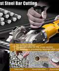 Electric Rebar Shearing Machine Pro Grade Heavy Duty 1.2 Inch to 2 Inch Deep Cut in 3 Seconds cutting steel bar