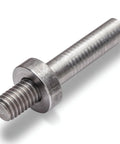 Close-up of Bottle Stopper Mandrel For Wood Lathe Three Eighths By Sixteen Thread Three Quarter Inch Diameter Precision Steel Turning Accessory