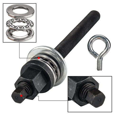 Harmonic Balancer Installer Tool For GM LS Engines 1997 To 2023 Gen 3 4 5 Crankshaft Pulley Install Kit with Thrust Bearing and Hook
