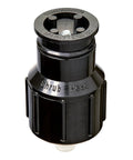 No Fuss Shrub Head Sprinkler With Quarter Pattern Spray Nozzle for outdoor gardens, durable black plastic design, easy to install.