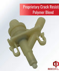 Upgraded Water Valve Kit For Dometic Toilets 300 Series 300 310 320 Replaces 385311641 Freeze Resistant Longer Lifespan With Ultrasonic Sealing That Keeps Leaks At Bay. beige polymer valve close-up