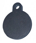 AR500 Steel Target Gong For Shooting Three Inches By Three Eighths Inch Laser Cut Includes One Half Inch Mounting Hole Heavy Duty Pistol And Rifle Practice Gong Lifetime Breakage Guarantee