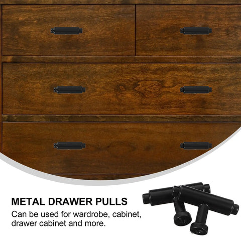 2 Pack Zinc Alloy Cabinet Handles For Drawers And Wardrobes on wooden dresser, black pulls, metal dresser pulls, furniture drawer pulls