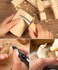 Two Pack 6 By 3 By 3 Inch Basswood Carving Blocks For Whittling And Beginner Woodworking, Soft Bass Wood Blanks For Home Crafts