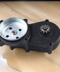 49Cc 4 Stroke Gearbox With Double Chain Clutch Drive for Mini Off Road Bike Engine Replacement, aluminum alloy steel unit.