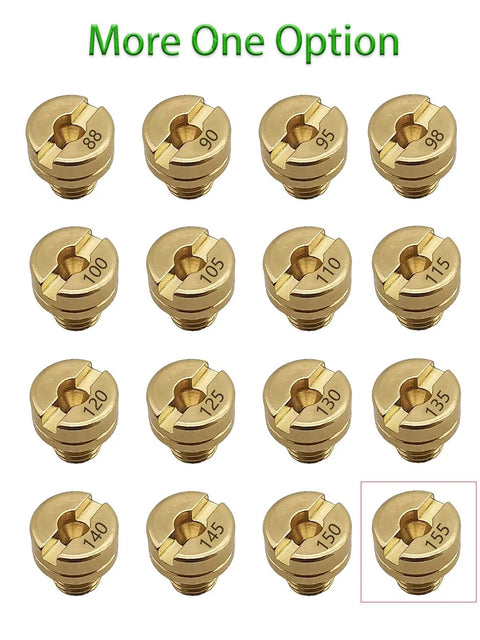 Carburetor Jet Kit Main Jets 16 Piece Set For Mikuni VM22 VM24 VM26 Carbs Fits 125cc 150cc 200cc 250cc Mini Bike