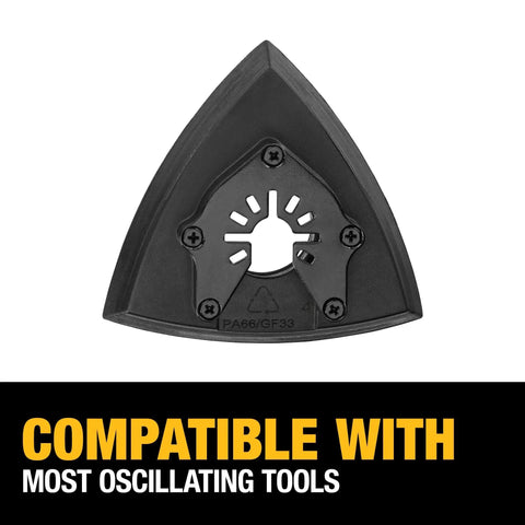 Universal Sanding Pad For Oscillating Tools Long Lasting Wear Fits Major Brands Without Adapters Ideal For Tight Corners