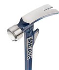 Close-up of Hammertooth Style Hammer 24 Oz with Long Handle Rip Claw Smooth Face, Shock Reduction Grip, USA made for Framing and Demolition